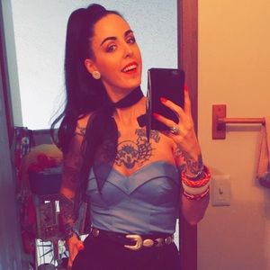 Scarlett Bustier in Periwinkle